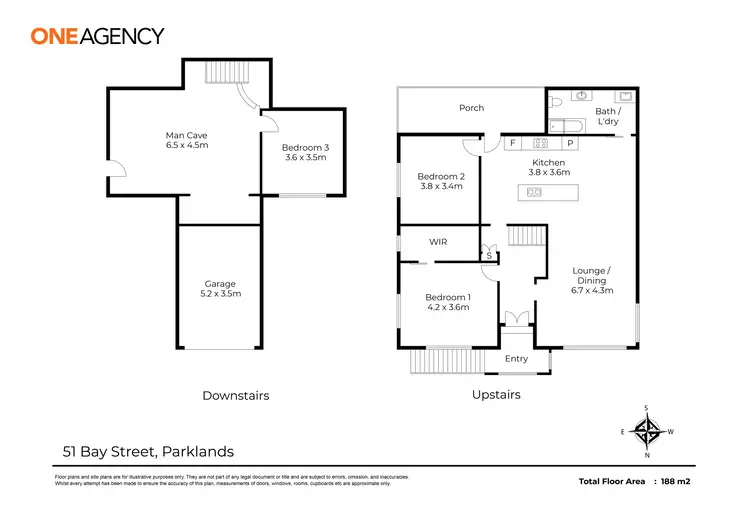 Floorplan of Homely house listing, 51 Bay Street, Parklands TAS 7320