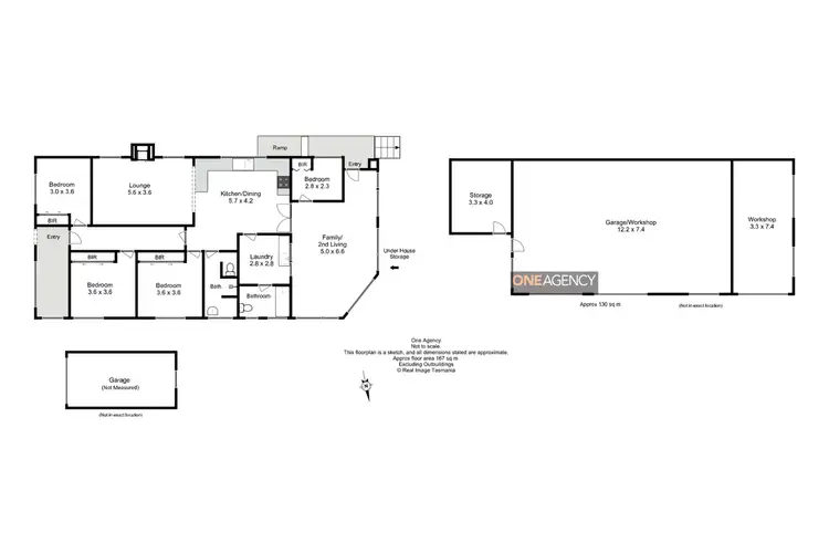 Floorplan of Homely house listing, 136 Emmett Street, Smithton TAS 7330