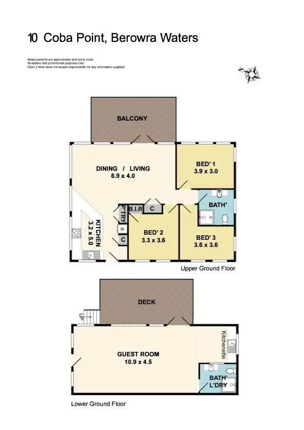Floorplan of Homely house listing, 10 Coba Point, Berowra Waters NSW 2082