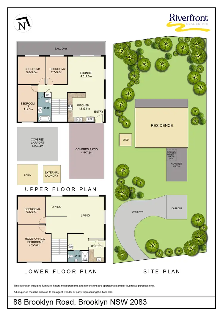 Floorplan of Homely house listing, 88 Brooklyn Road, Brooklyn NSW 2083