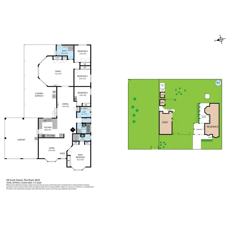 Floorplan of Homely house listing, 49 Scott Street, The Rock NSW 2655
