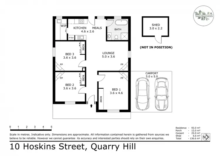 Floorplan of Homely house listing, 10 Hoskins Street, Quarry Hill VIC 3550