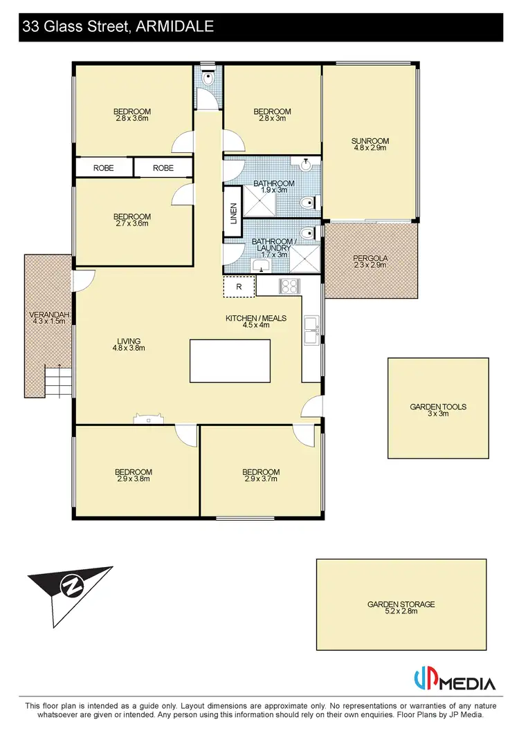 Floorplan of Homely house listing, 33 Glass Street, Armidale NSW 2350