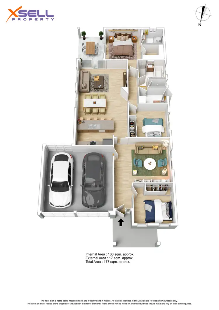 Floorplan of Homely house listing, 18 Fanflower Way, Munno Para SA 5115