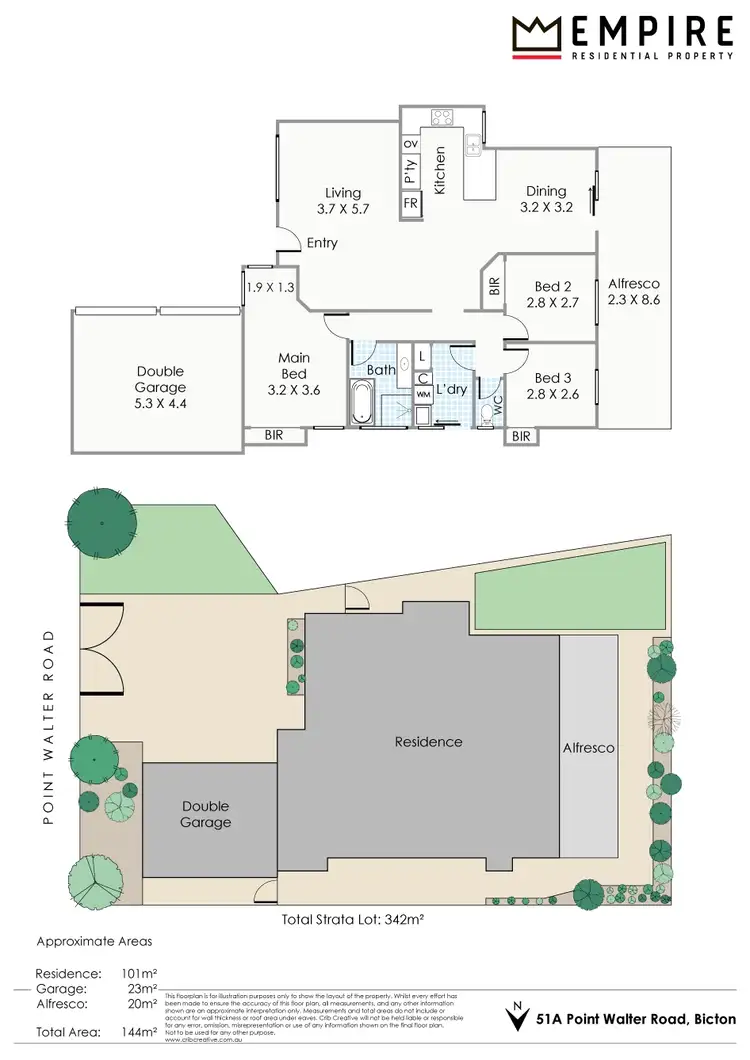 Floorplan of Homely house listing, 51A Point Walter Road, Bicton WA 6157