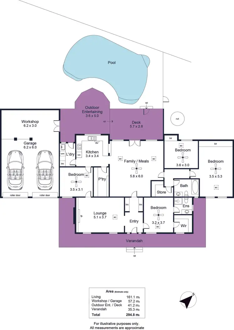 Floorplan of Homely house listing, 5 Rangeview Rise, Aberfoyle Park SA 5159