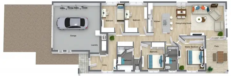 Floorplan of Homely house listing, 18 Ewan Glen, Trinity Park QLD 4879
