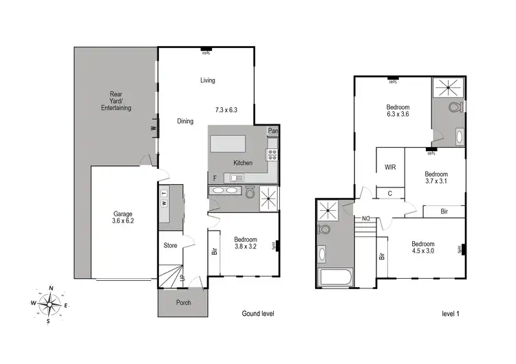 Floorplan of Homely house listing, 1/28 Elliott Avenue, Broadmeadows VIC 3047