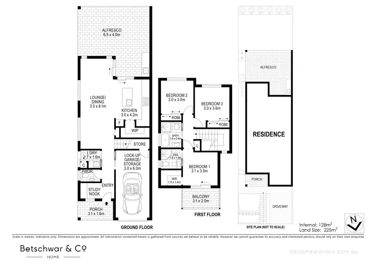 Floorplan of Homely semi-detached listing, 17a Sapphire Road, Kembla Grange NSW 2526
