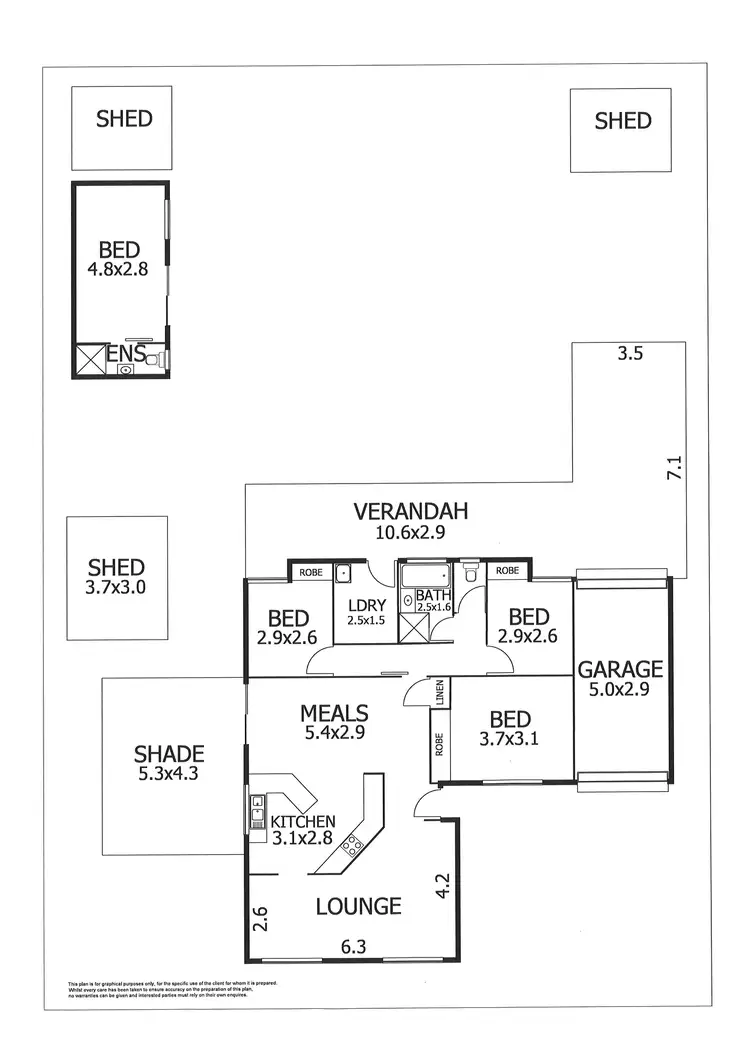 Floorplan of Homely house listing, 3 Riverglen Drive, White Sands SA 5253