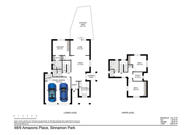 Floorplan of Homely townhouse listing, 48/9 Amazons Place, Sinnamon Park QLD 4073