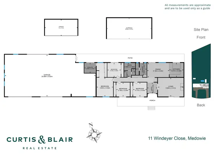 Floorplan of Homely rural property listing, 11 Windeyer Close, Medowie NSW 2318
