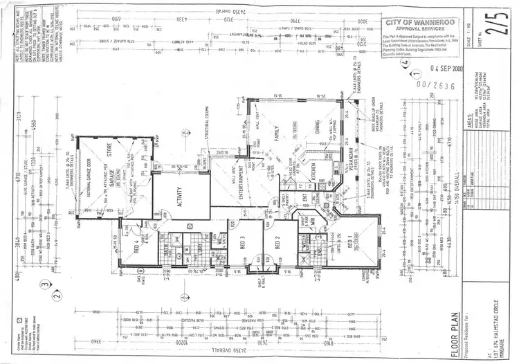 Floorplan of Homely house listing, 2 Halmstad Circle, Mindarie WA 6030