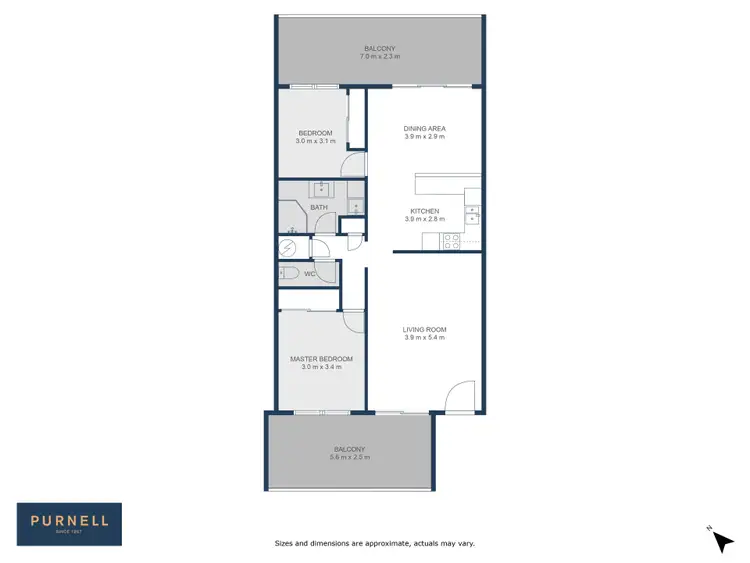 Floorplan of Homely apartment listing, 29/47 Kennedy Street, Kingston ACT 2604