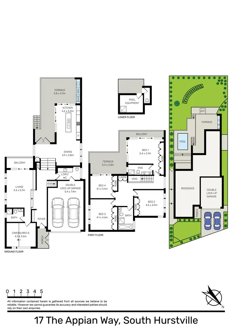 Floorplan of Homely house listing, 17 The Appian Way, South Hurstville NSW 2221