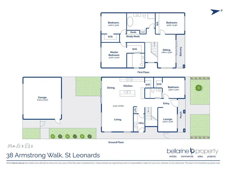 Floorplan of Homely house listing, 38 Armstrong Walk, St Leonards VIC 3223