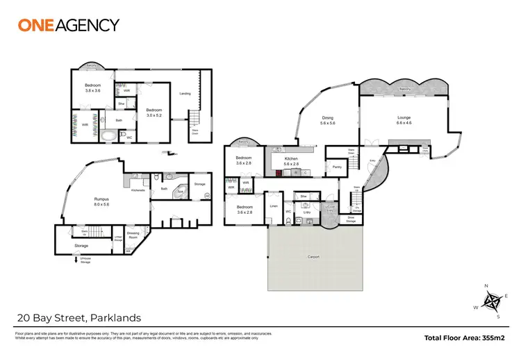 Floorplan of Homely house listing, 20 Bay Street, Parklands TAS 7320