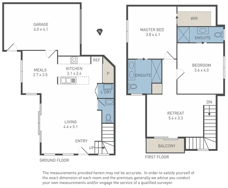 Floorplan of Homely townhouse listing, 1/21 Tulloch Street, Deer Park VIC 3023