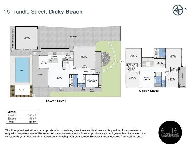 Floorplan of Homely house listing, 16 Trundle Street, Dicky Beach QLD 4551
