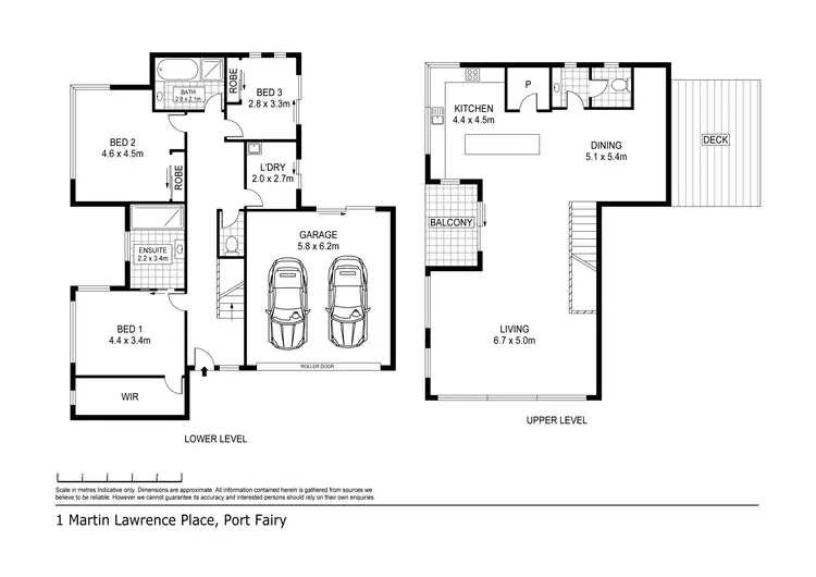 Floorplan of Homely house listing, 1 Martin Laurence Place, Port Fairy VIC 3284