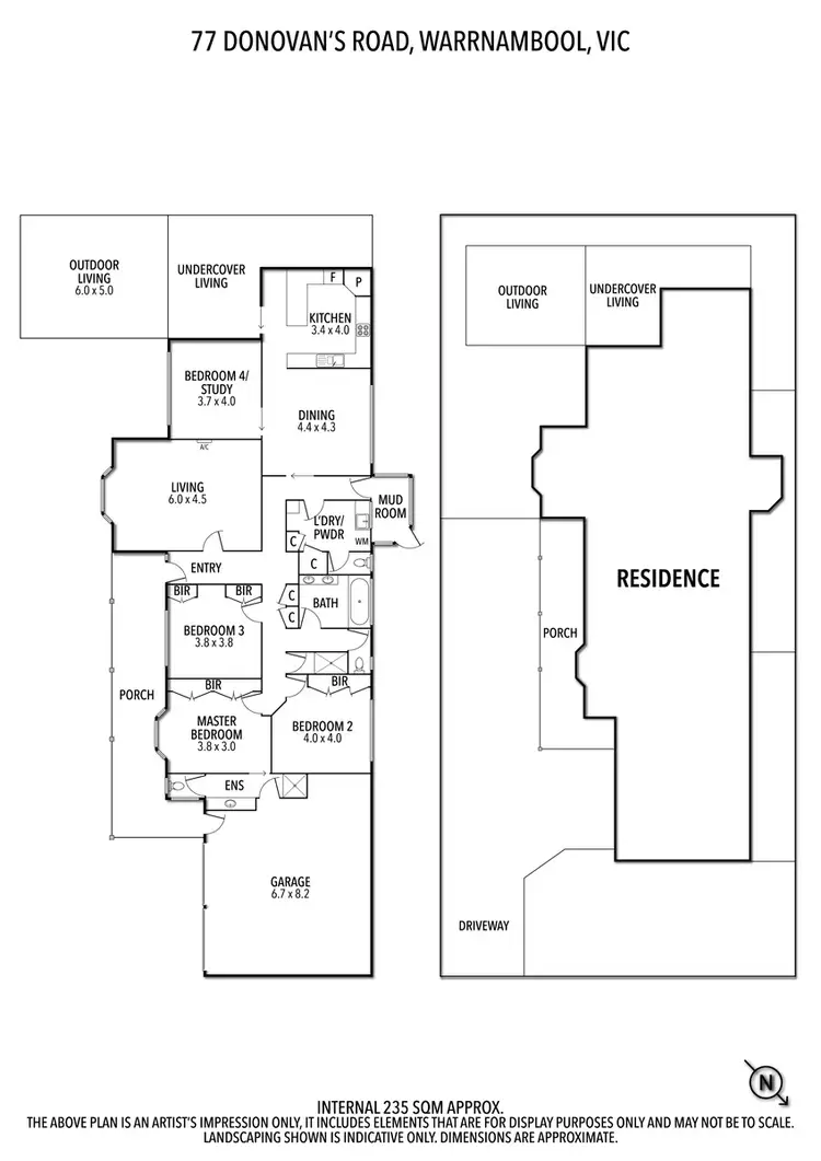 Floorplan of Homely house listing, 77 Donovans Road, Warrnambool VIC 3280