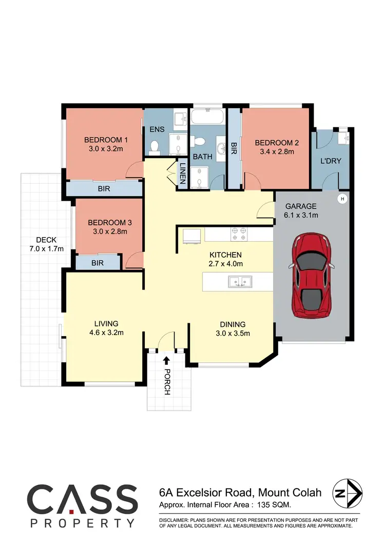 Floorplan of Homely semi-detached listing, 6A Excelsior Road, Mount Colah NSW 2079