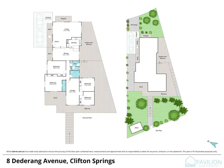 Floorplan of Homely house listing, 8 Dederang Avenue, Clifton Springs VIC 3222