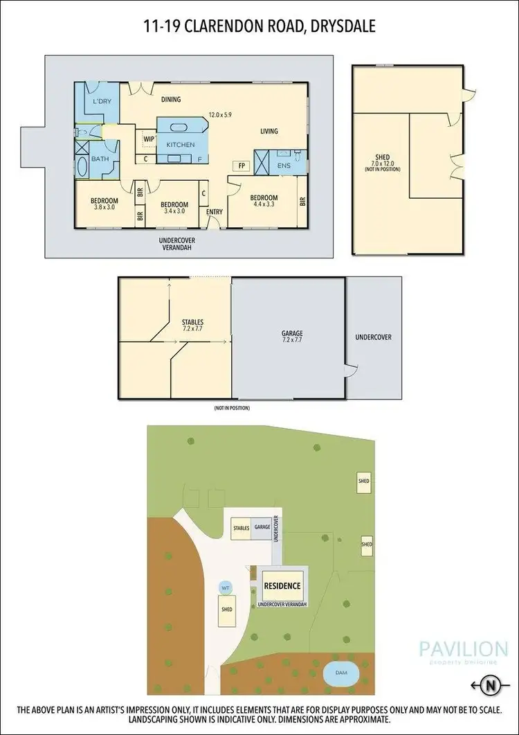 Floorplan of Homely rural property listing, 11-19 Clarendon Road, Drysdale VIC 3222