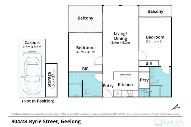Floorplan of Homely apartment listing, Address available on request