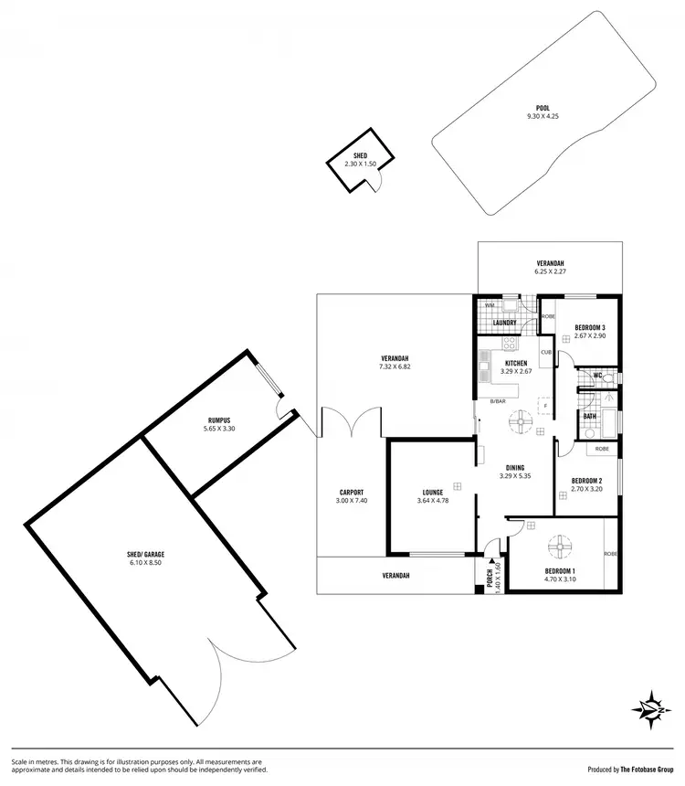 Floorplan of Homely house listing, 5 Basso Court, Paralowie SA 5108