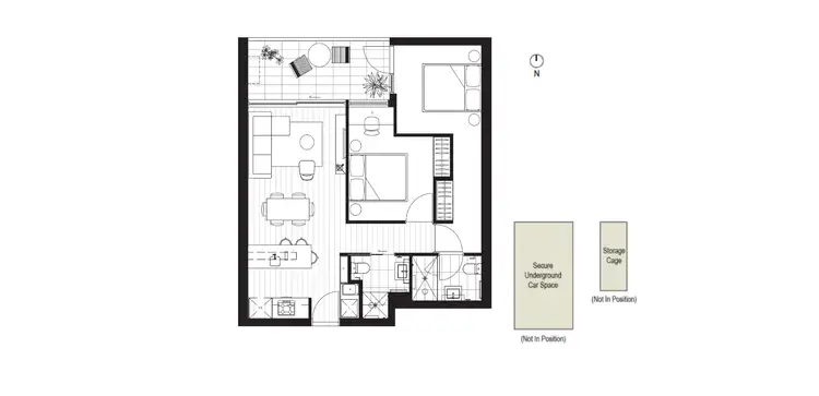 Floorplan of Homely apartment listing, 207/16 Porter Street, Prahran VIC 3181