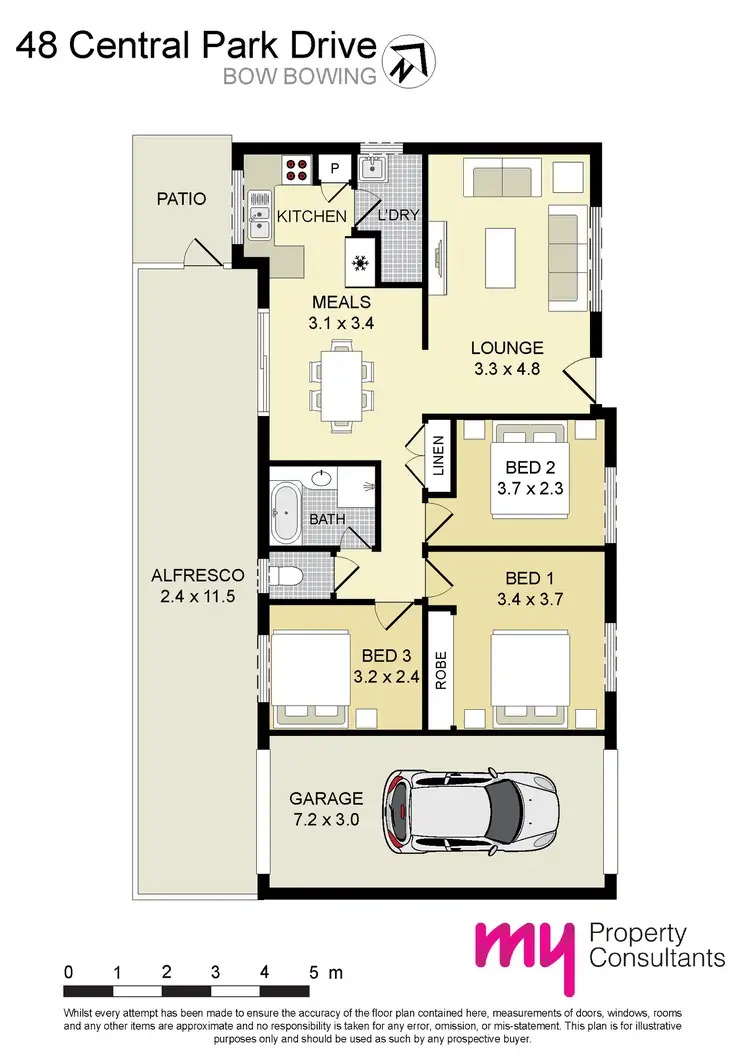 Floorplan of Homely house listing, 48 Central Park Drive, Bow Bowing NSW 2566