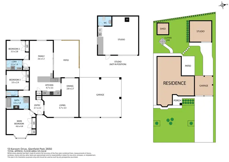 Floorplan of Homely house listing, 13 Karoom Drive, Glenfield Park NSW 2650