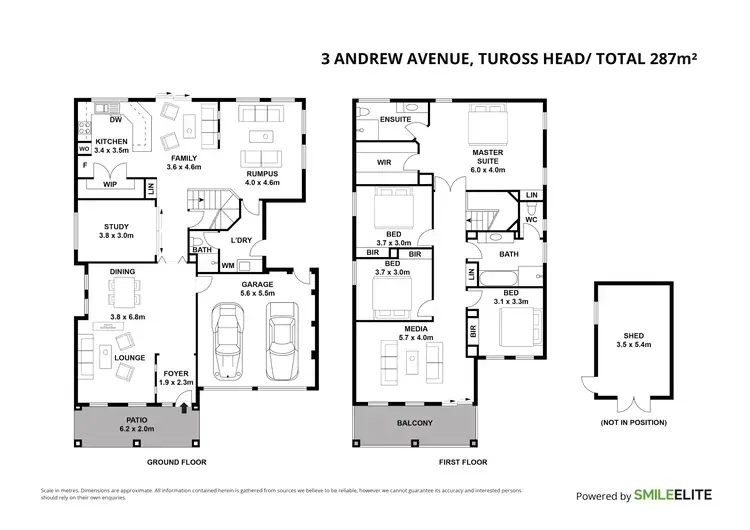 Floorplan of Homely house listing, 3 Andrew Avenue, Tuross Head NSW 2537
