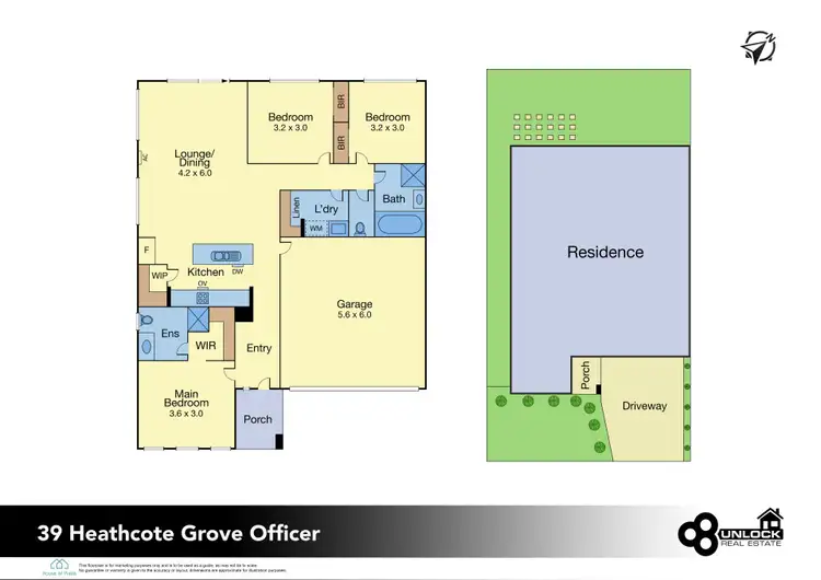 Floorplan of Homely house listing, 39 Heathcote Grove, Officer VIC 3809