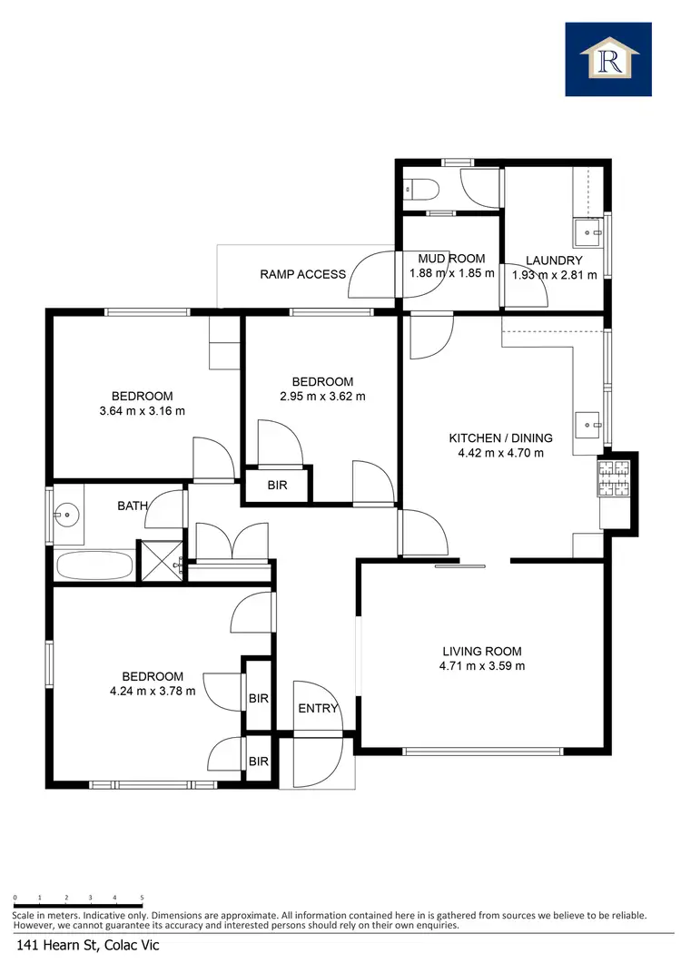 Floorplan of Homely house listing, 141 Hearn Street, Colac VIC 3250