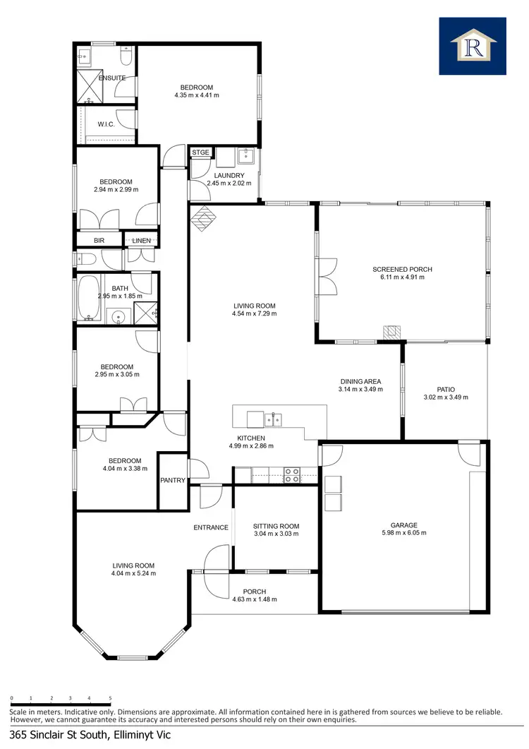 Floorplan of Homely house listing, 365 Sinclair Street South, Elliminyt VIC 3250