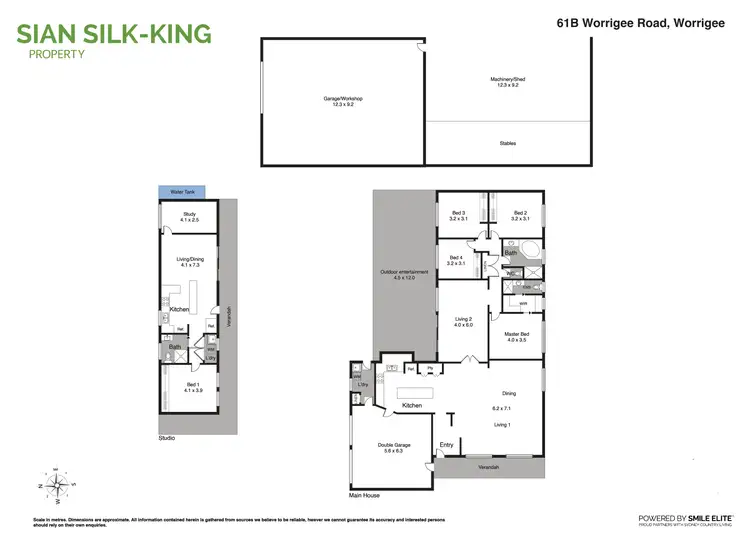 Floorplan of Homely rural property listing, 61B Worrigee Road, Worrigee NSW 2540