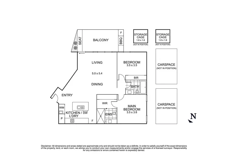 Floorplan of Homely apartment listing, 106/1020 Mt Alexander Road, Essendon VIC 3040