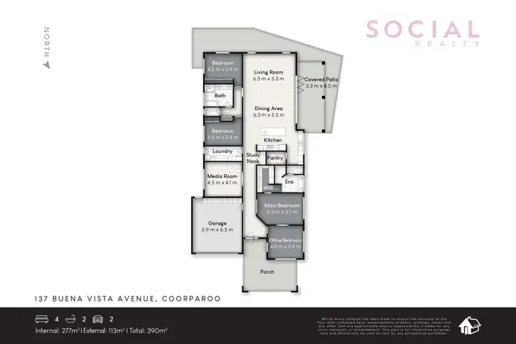 Floorplan of Homely house listing, 137 Buena Vista Avenue, Coorparoo QLD 4151
