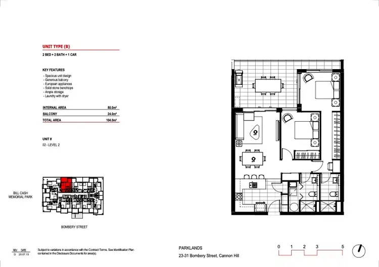 Floorplan of Homely apartment listing, 2/31 Bombery Street, Cannon Hill QLD 4170