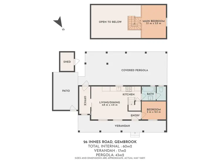 Floorplan of Homely house listing, 26 Innes Road, Gembrook VIC 3783