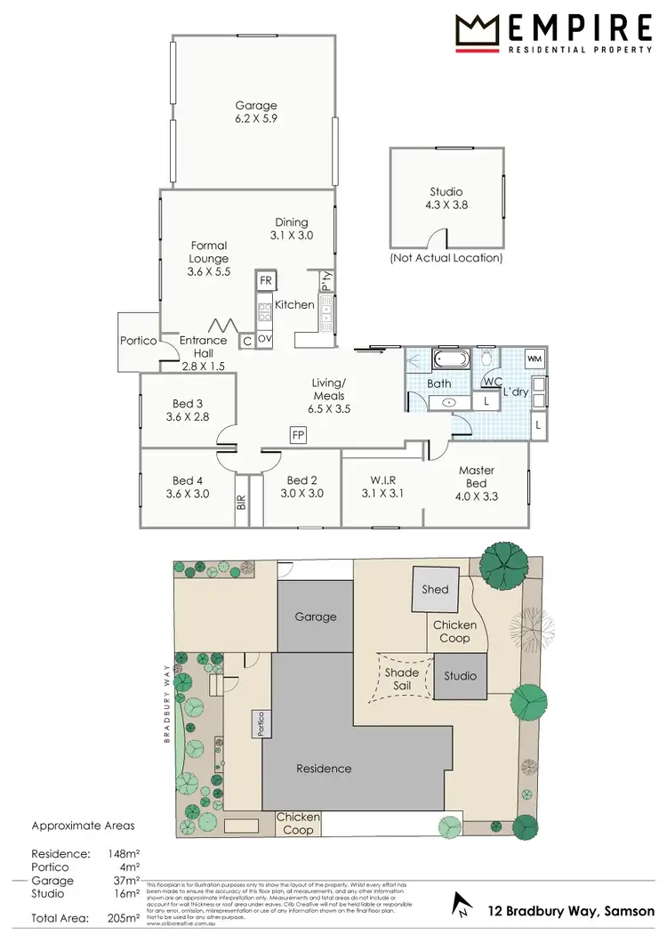 Floorplan of Homely house listing, 12 Bradbury Way, Samson WA 6163