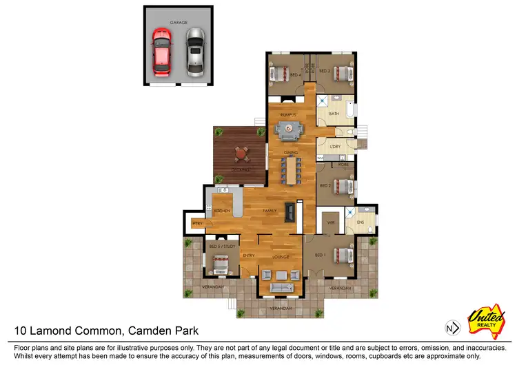 Floorplan of Homely house listing, 10 Lamond Common, Camden Park NSW 2570