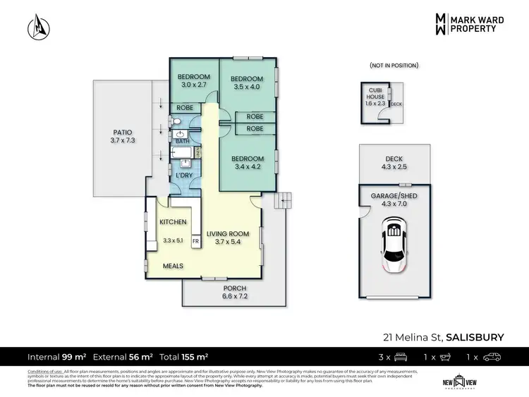 Floorplan of Homely house listing, 21 Melina Street, Salisbury QLD 4107