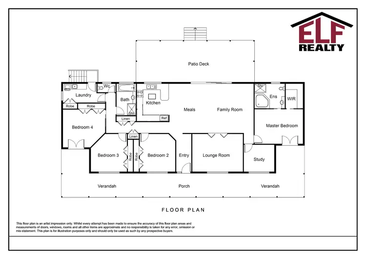 Floorplan of Homely house listing, 5 Moore Close, Hatton Vale QLD 4341