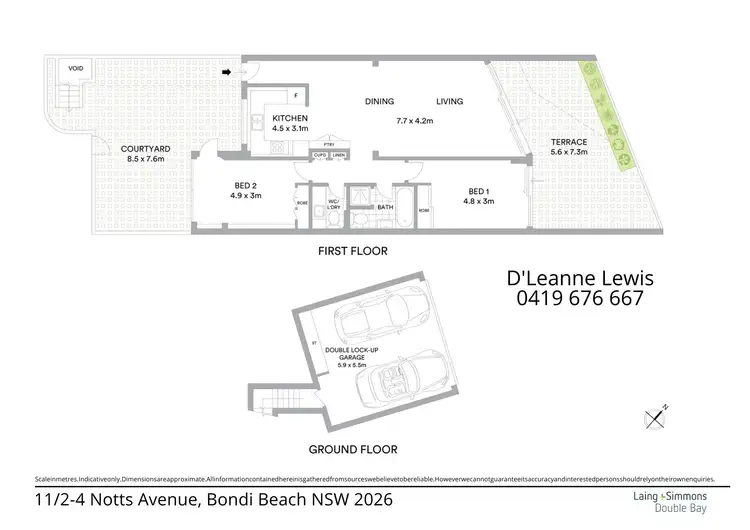 Floorplan of Homely apartment listing, 11/2-4 Notts Avenue, Bondi Beach NSW 2026