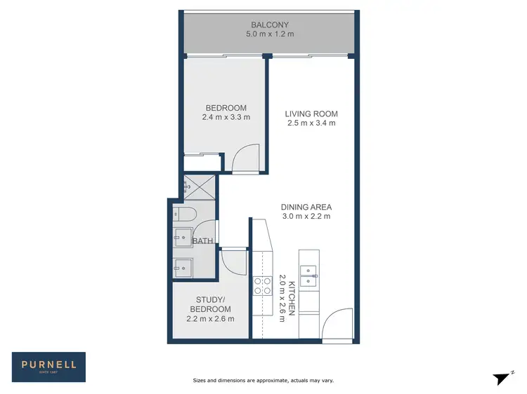 Floorplan of Homely apartment listing, 63/5 Hely Street, Griffith ACT 2603