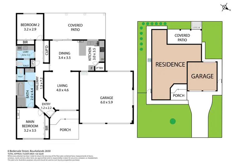 Floorplan of Homely house listing, 1/6 Bedervale Street, Bourkelands NSW 2650