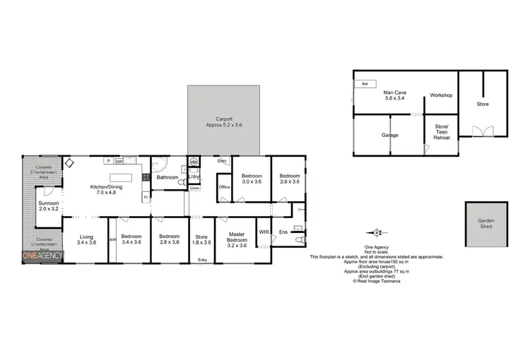 Floorplan of Homely house listing, 152 Faheys Lane, Irishtown TAS 7330